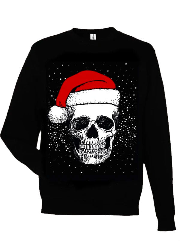 Women&#39;s Santa Skull Sweatshirt