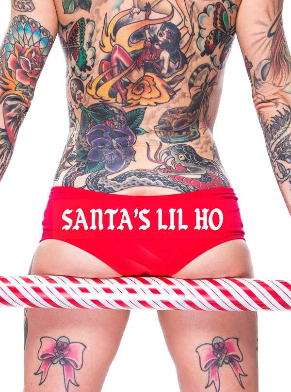 Women&#39;s Santa&#39;s Lil Ho Booty Shorts