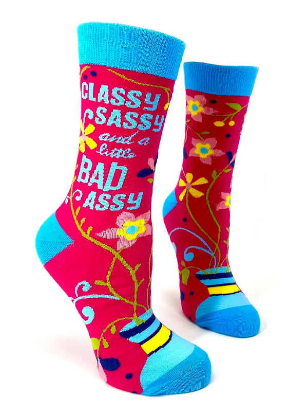 Women&#39;s Classy Sassy Crew Socks