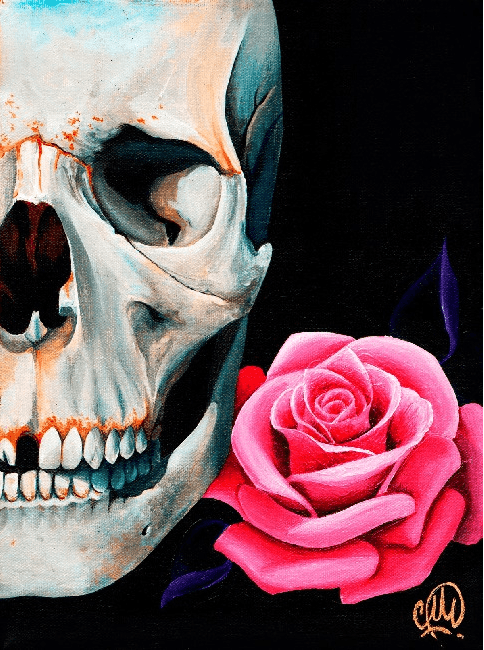 Rose Skull by Christina Ramos - InkedShop - 1