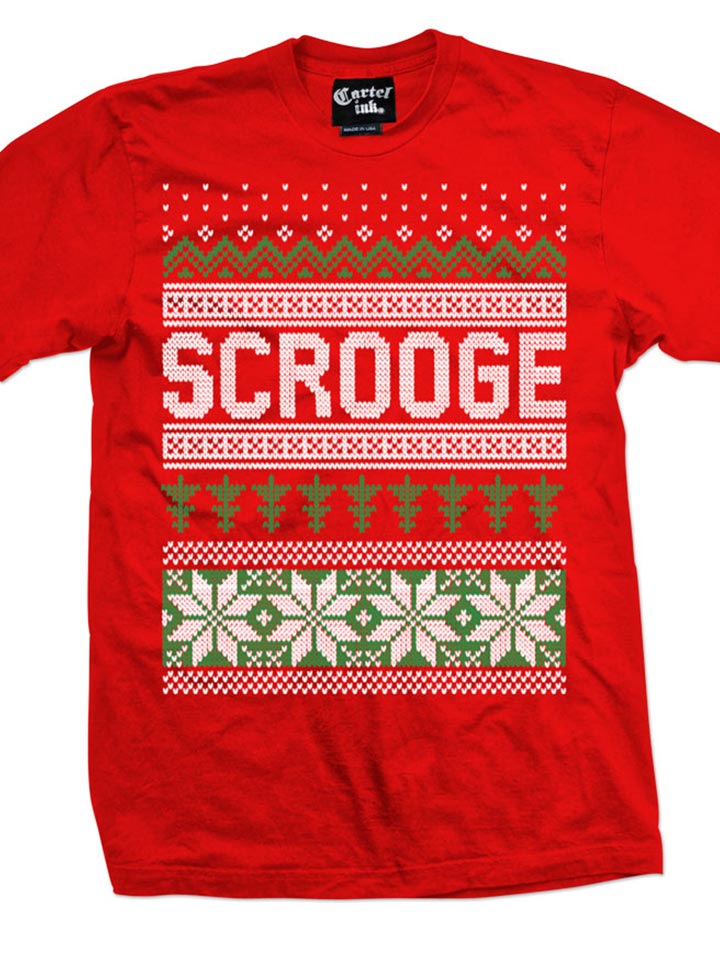 Men&#39;s Scrooge Ugly Christmas Sweater Tee