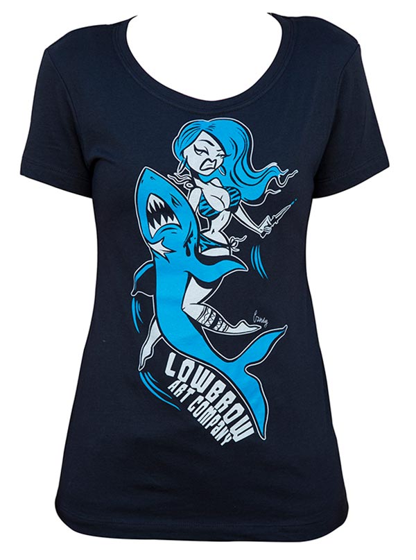 Women&#39;s Shark Girl Loose Tee