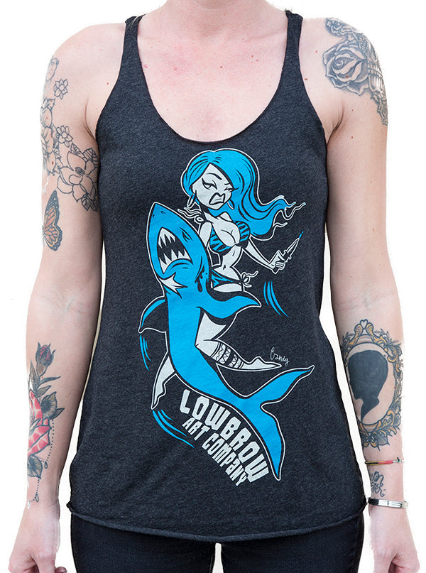 Women&#39;s Shark Girl Racerback Tank