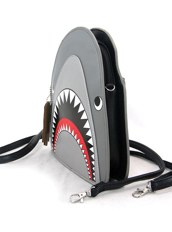 Scary Shark Crossbody Bag