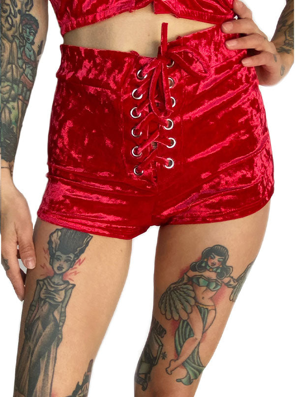 Women's Tied Up Daisy Dukes by Switchblade Stiletto | Inked Shop