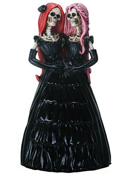 Skelamese Twins Statuette by Summit Collection - www.inkedshop.com