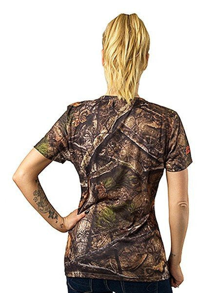 Women&#39;s &quot;Skull Camo&quot; Tee by Lethal Angel (Green) - www.inkedshop.com