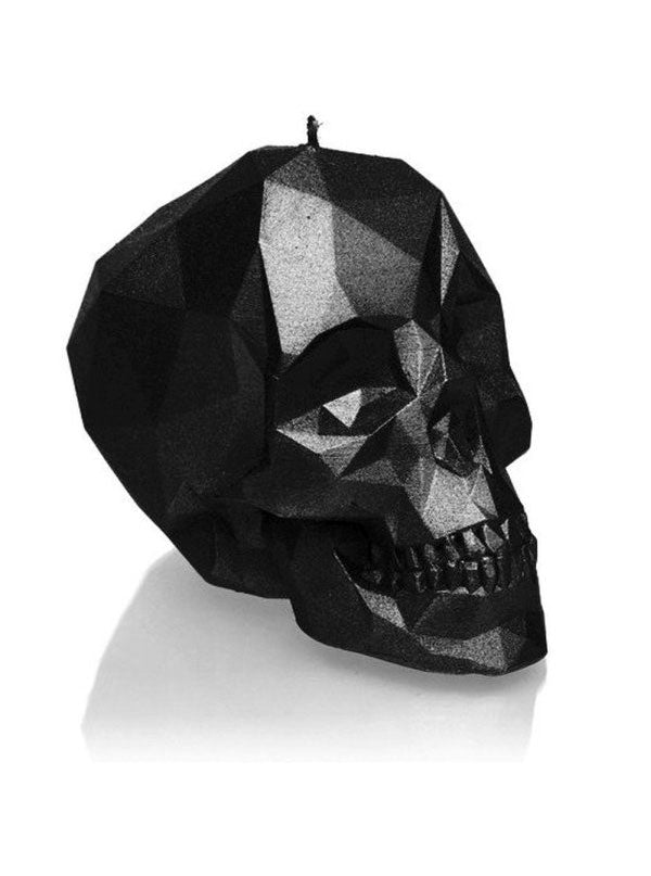 Skull Low Poly Candle