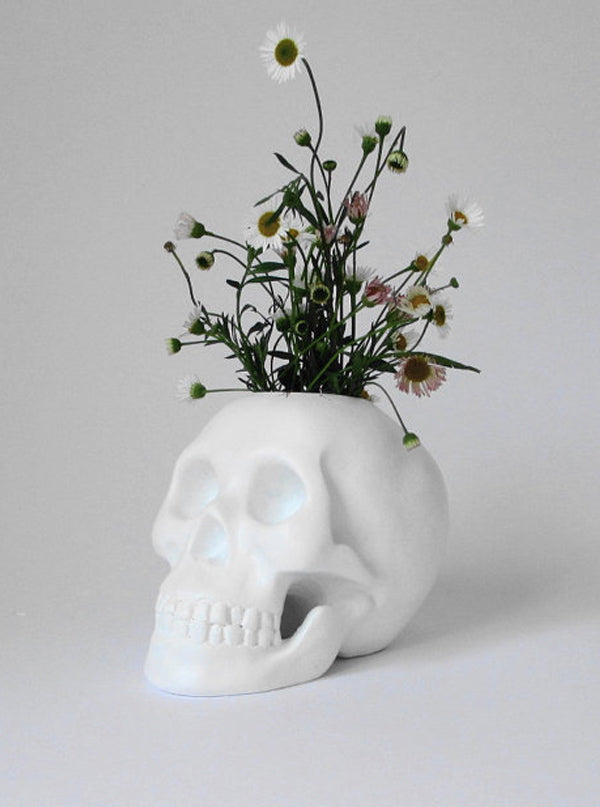 Bone Skull Planter