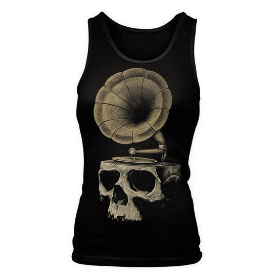 Women&#39;s &quot;Songs of The Past&quot; Tank by Skygraphx (Black) - www.inkedshop.com