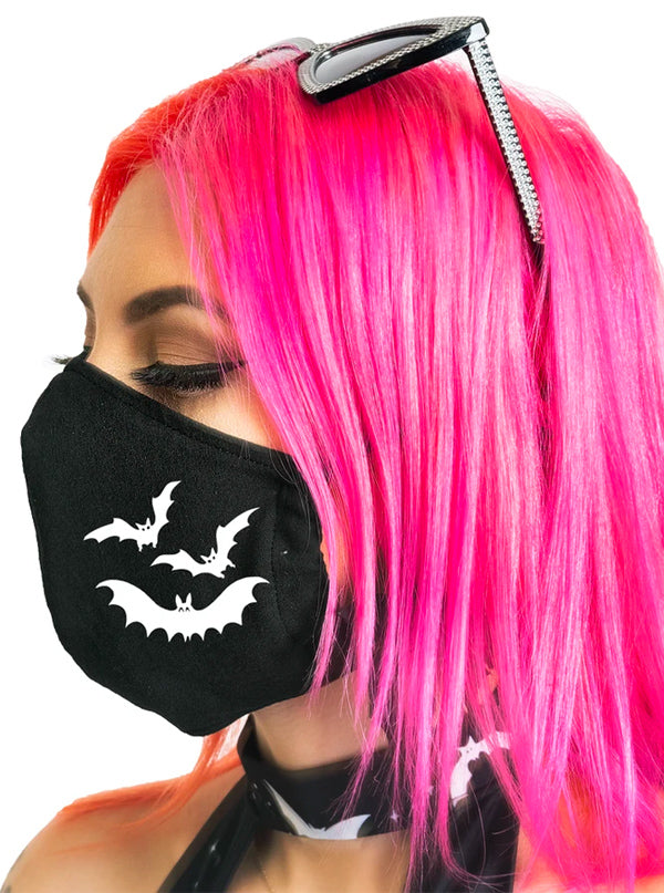Spooky Bats Face Mask