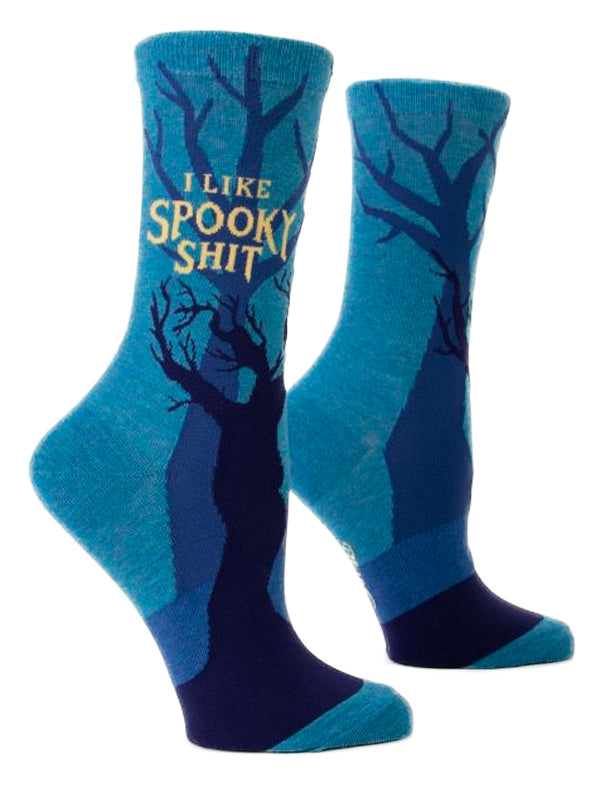 Women&#39;s I Like Spooky Shit Crew Socks