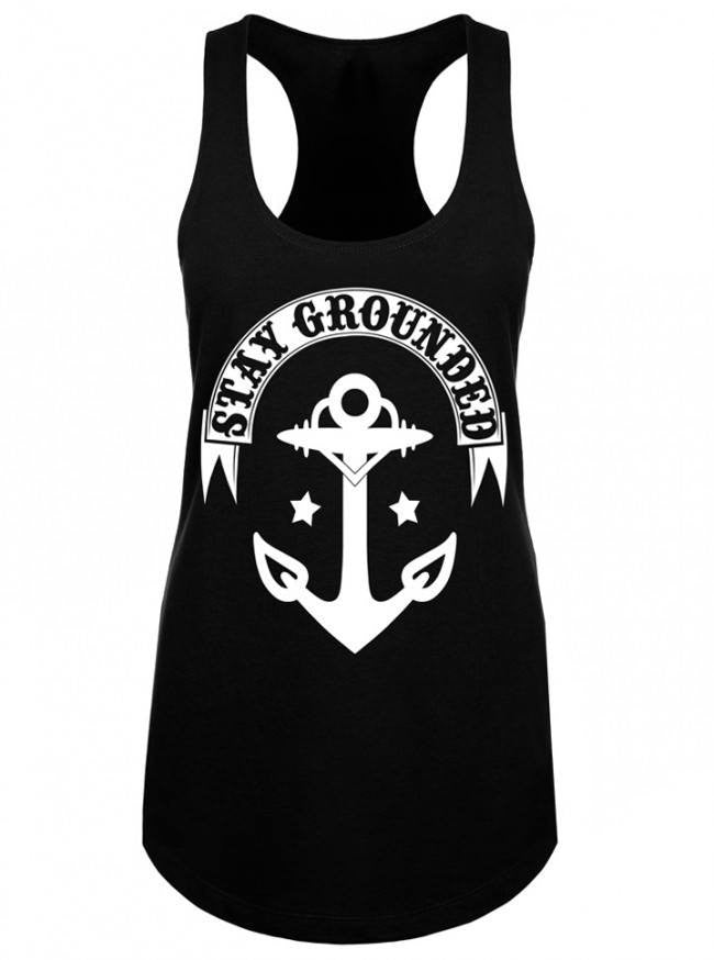 Women&#39;s &quot;Stay Grounded&quot; Tank by Inked (Black) - www.inkedshop.com