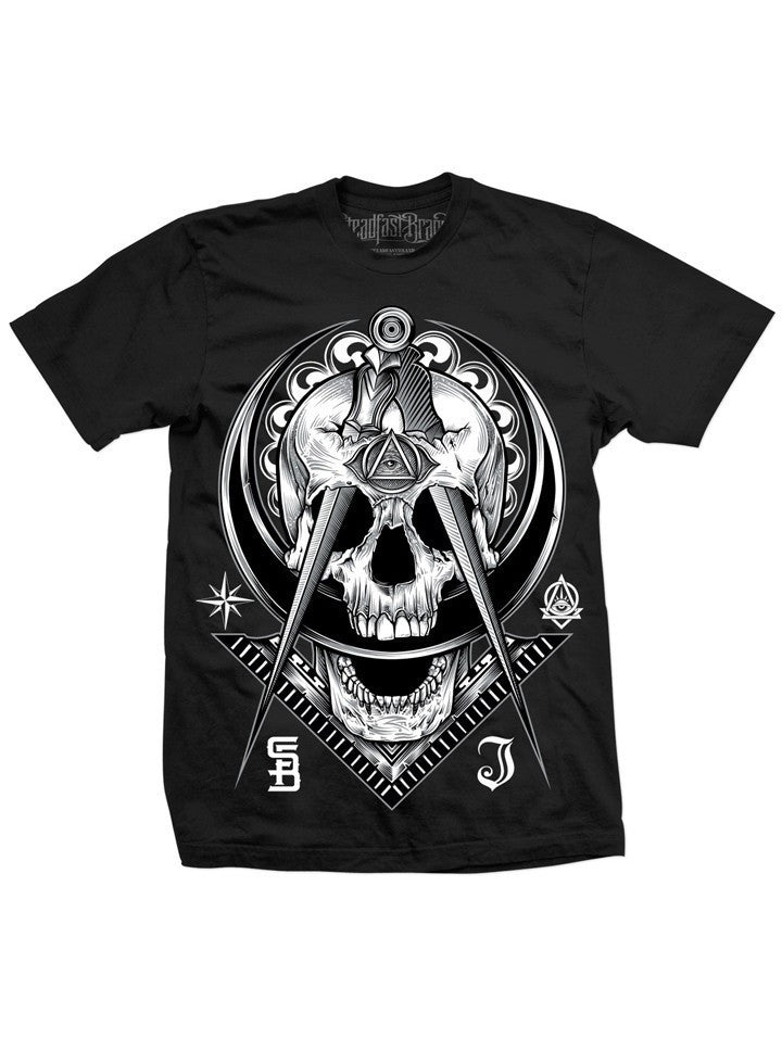 Men&#39;s &quot;Not So Secret Society&quot; Tee by Steadfast x Inked (Black) - www.inkedshop.com