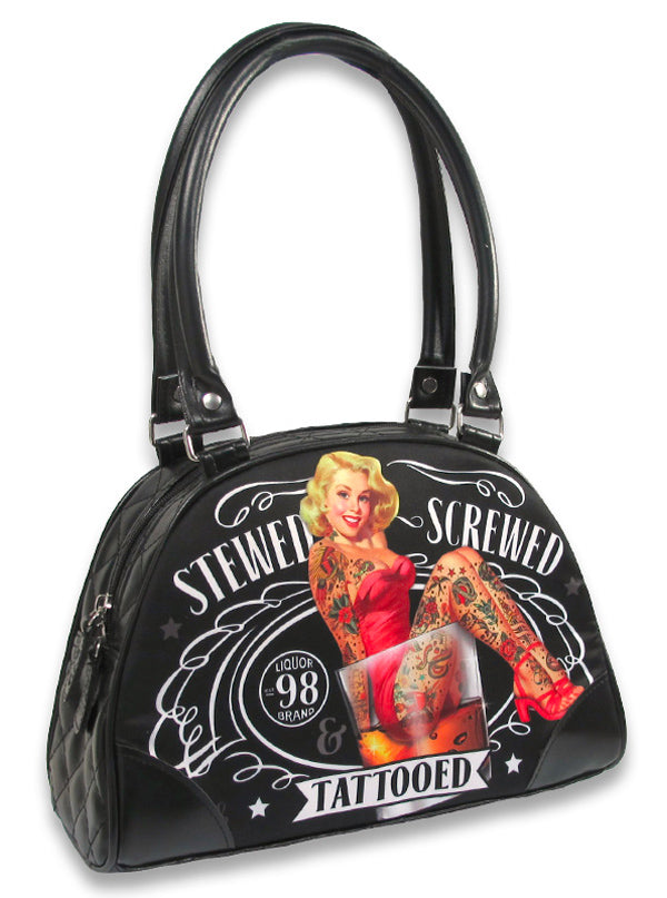 Women&#39;s Stewed and Screwed Classic Bowler Bag