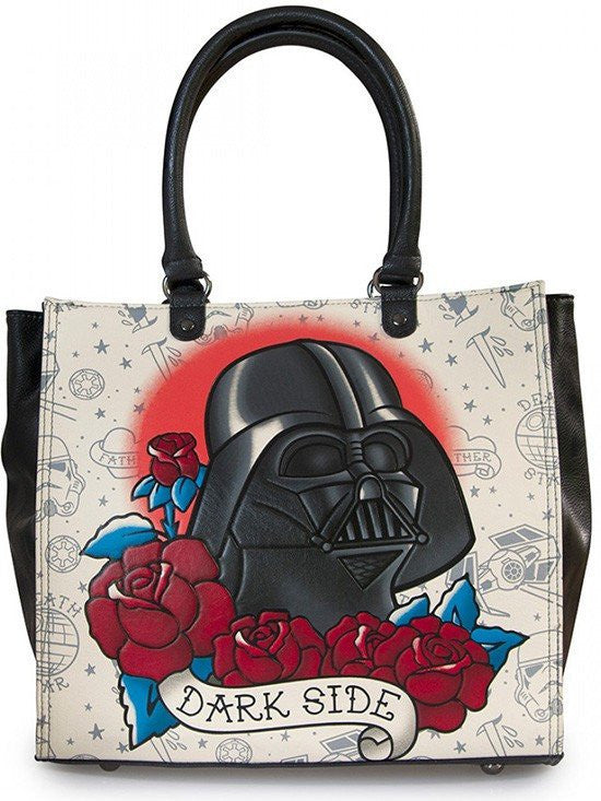 Star Wars &quot;Darth Vader Tattoo&quot; Tote by Loungefly (Black) - www.inkedshop.com