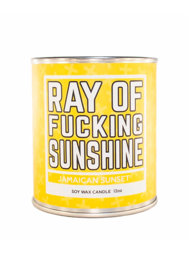 Ray of Fucking Sunshine Candle