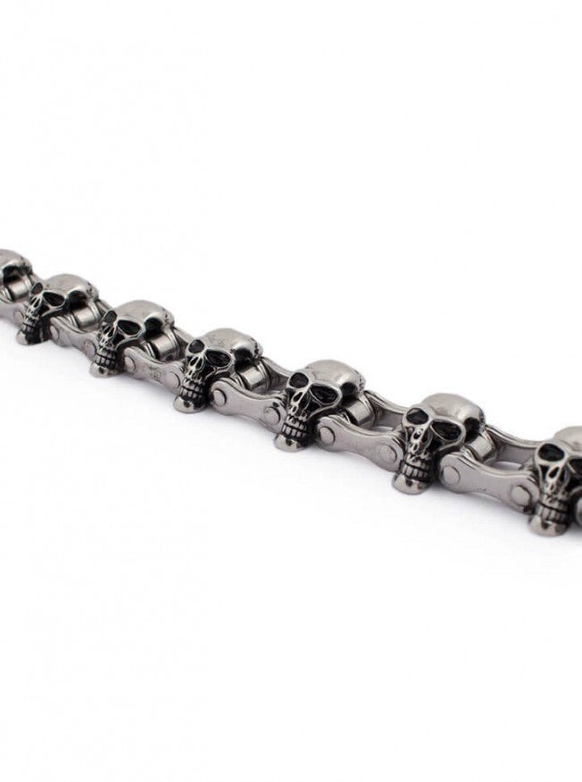 Men&#39;s &quot;Motorcycle Chain&quot; Bracelet by Wicked Steel (Stainless Steel) - www.inkedshop.com