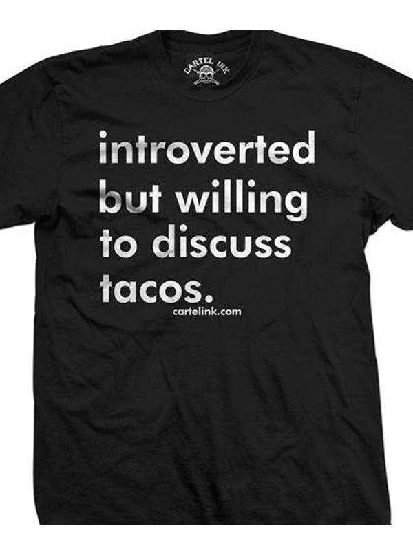 Men&#39;s Introverted / Tacos Tee