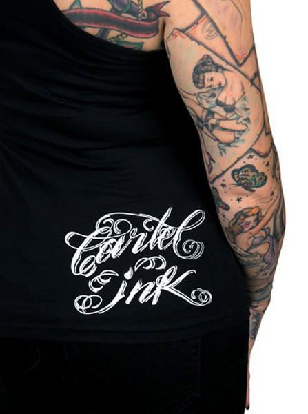 Women&#39;s &quot;Tattoo Soul&quot; Racerback Tank by Cartel Ink (Black) - www.inkedshop.com