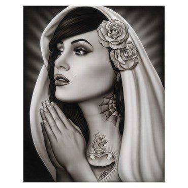 &quot;Tattooed Mary&quot; Print by Spider - InkedShop - 1