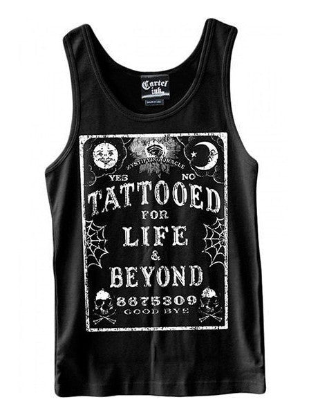 Men&#39;s &quot;Tattooed for Life and Beyond&quot; Tank by Cartel Ink (Black) - www.inkedshop.com