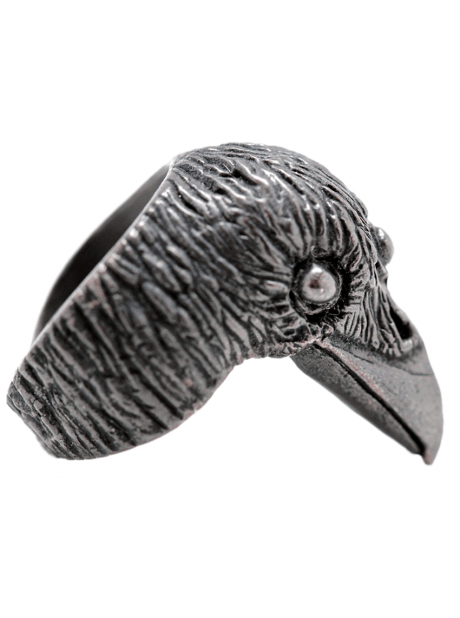 &quot;Three Eyed Raven&quot; Ring by Blue Bayer Design (Sterling Silver) - www.inkedshop.com
