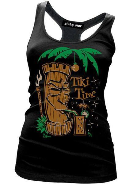 Women&#39;s &quot;Tiki Time&quot; Collection by Pinky Star (Black) - www.inkedshop.com
