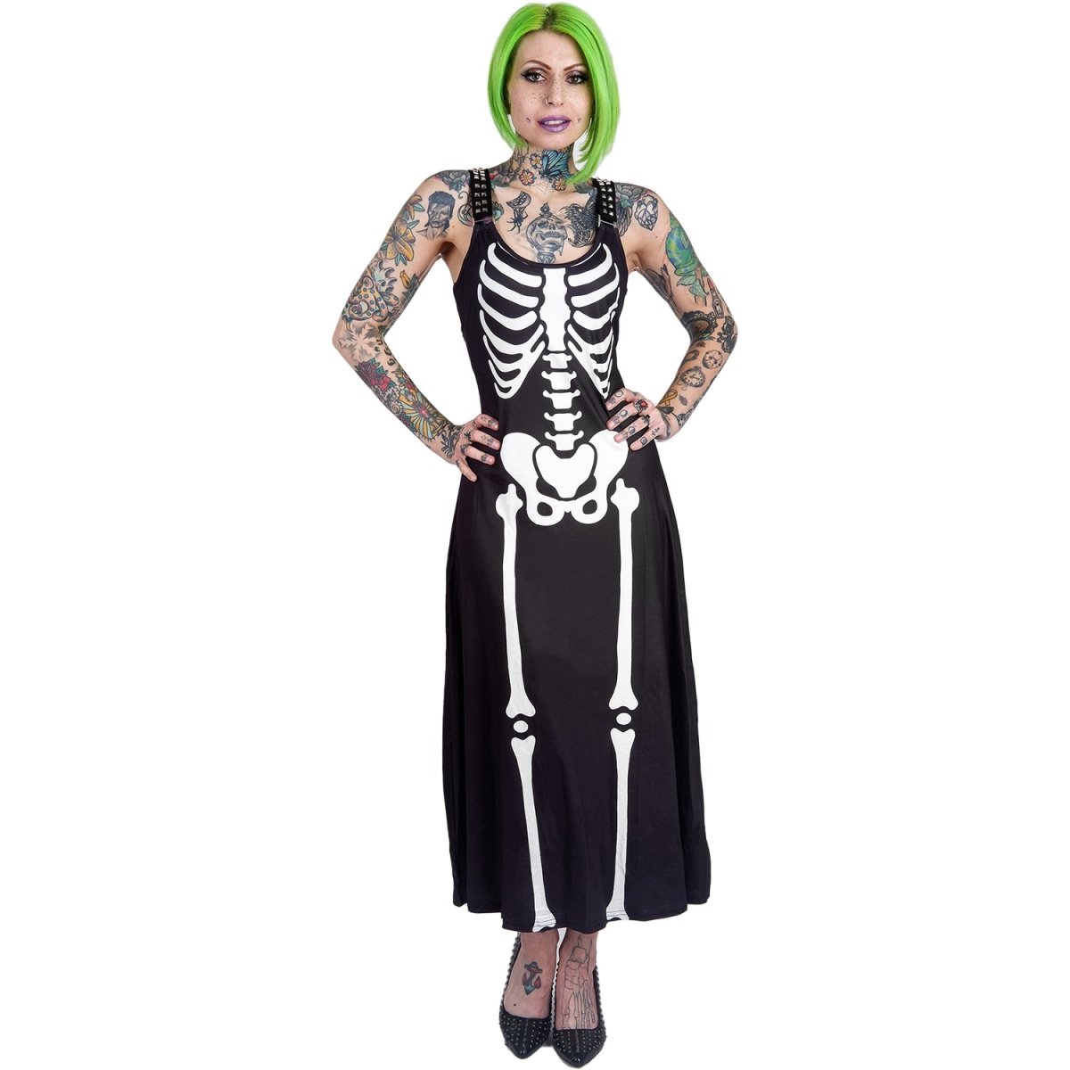 Women&#39;s Skeleton Magick Maxi Dress