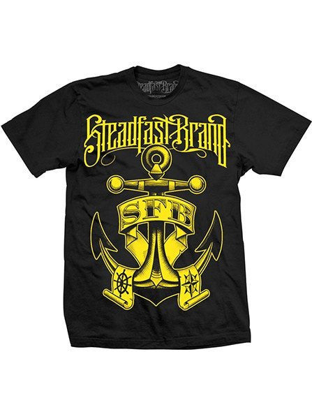 Men&#39;s &quot;Nautical Anchor&quot; Tee by Steadfast Brand (Black) - www.inkedshop.com