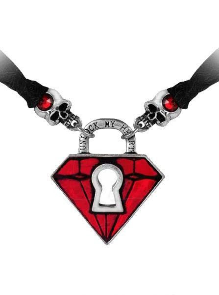 &quot;Unlock My Heart&quot; Pendant by Alchemy of England - www.inkedshop.com
