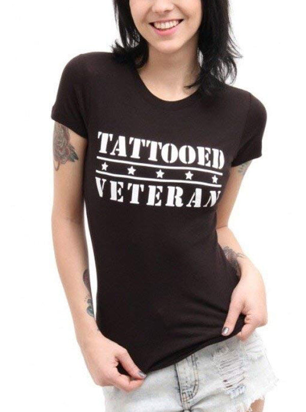 Women's Tattooed Veteran Tee