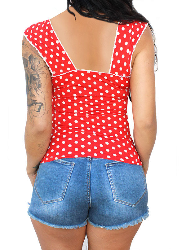 Women&#39;s Vylette V-Sleeve Pinup Top
