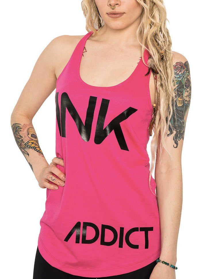 Women&#39;s INK Hot Pink Tank