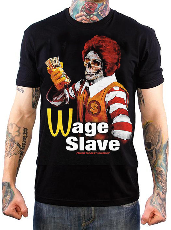 Men&#39;s Wage Slave Tee