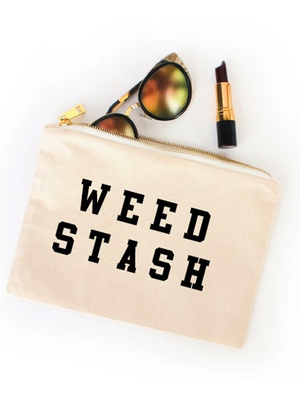 Weed Stash Cosmetic Bag