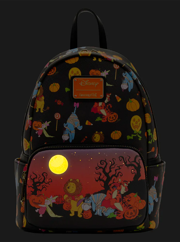 Winnie the Pooh Halloween Glow Mini Backpack