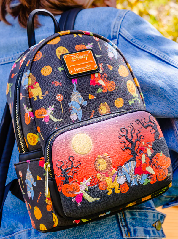 Winnie the Pooh Halloween Glow Mini Backpack