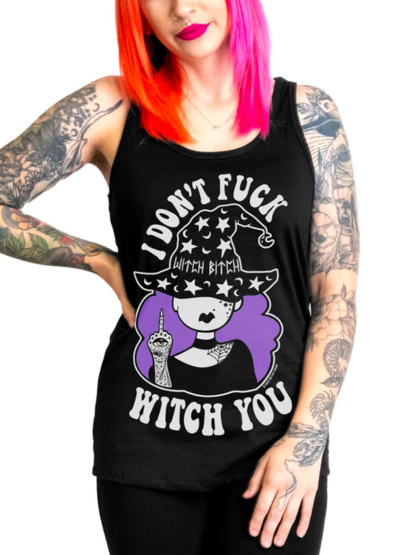 Women&#39;s I Don&#39;t F Witch You Tank