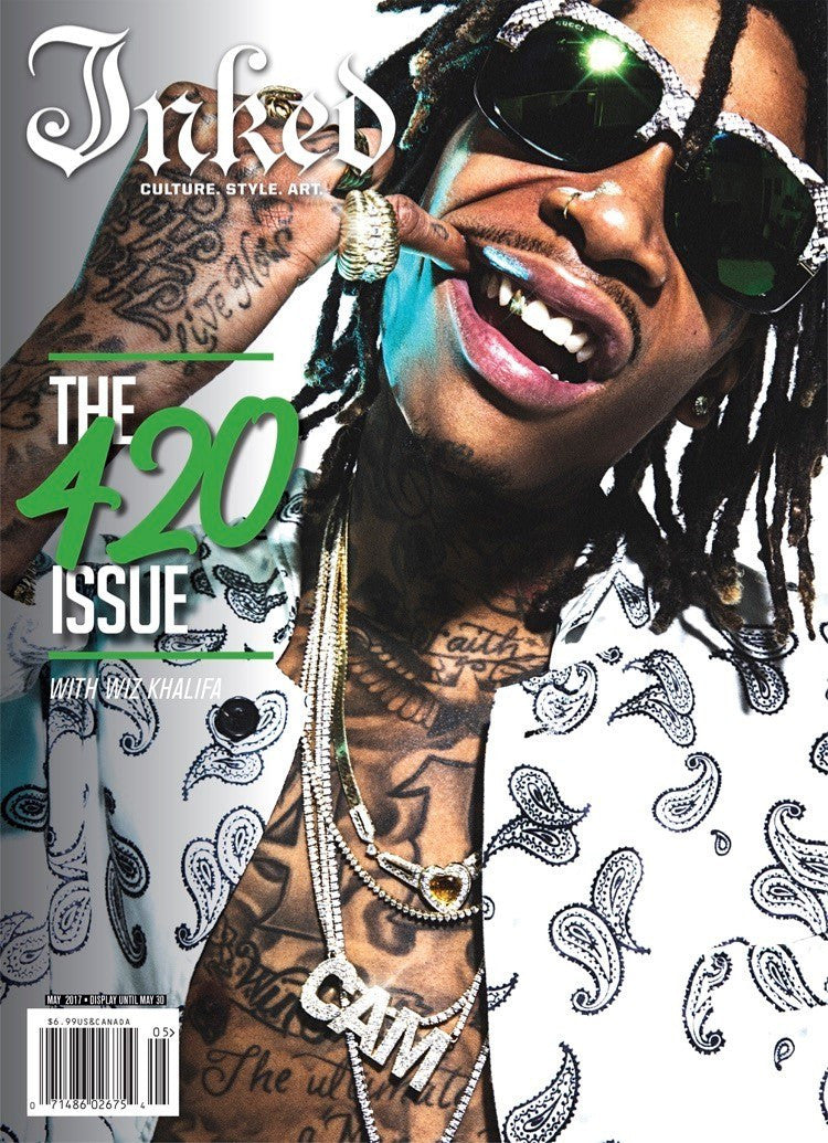 Inked Magazine 420 Edition Featuring Wiz Khalifa - May 2017