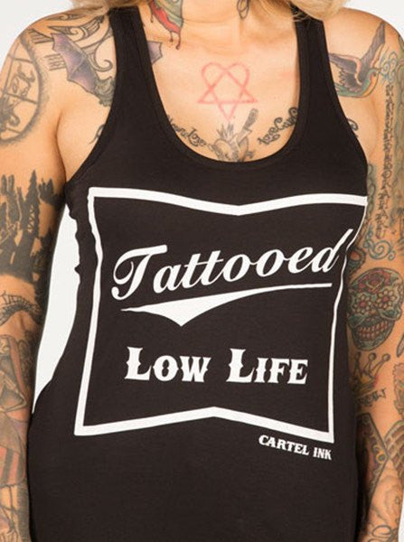 Women&#39;s Tattooed Low life Tank Top