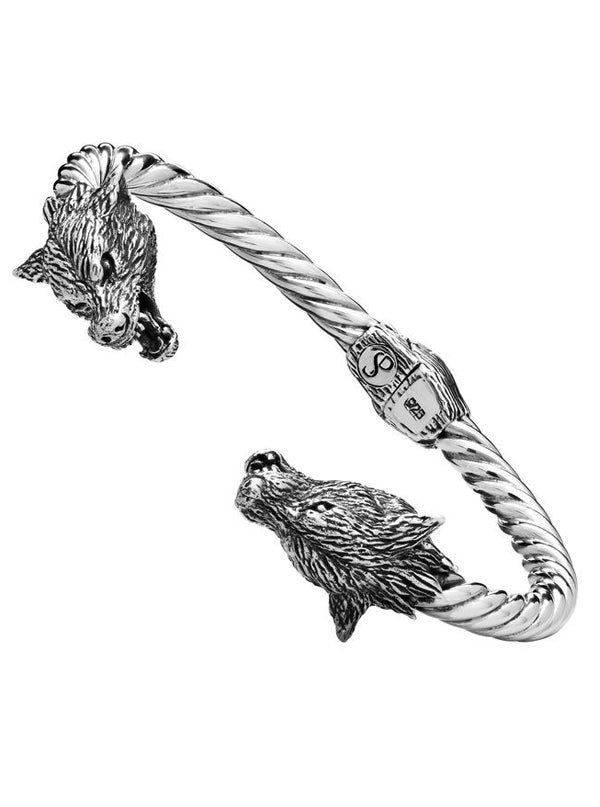 Wolf Cuff Bracelet