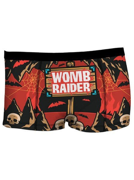 Women&#39;s &quot;Womb Raider&quot; Period Panties by Harebrained! (Boyshorts) - www.inkedshop.com
