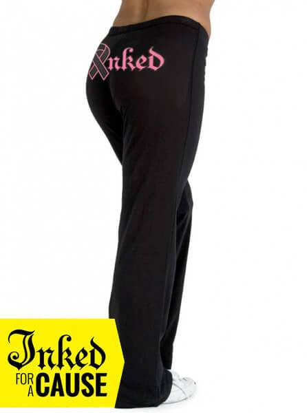 Women&#39;s &quot;Ribbon&quot; Lightweight Sweatpants by Inked (Black) - www.inkedshop.com