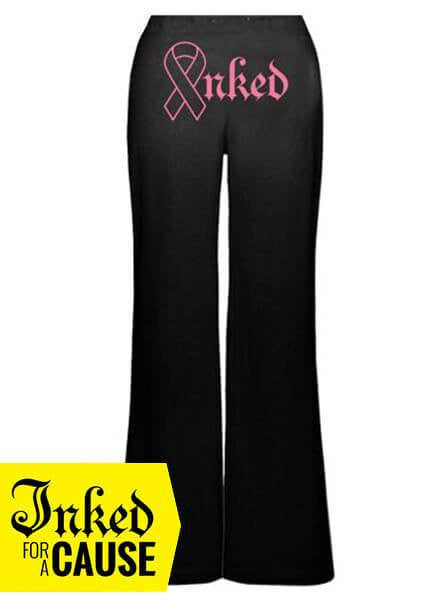 Women&#39;s &quot;Ribbon&quot; Lightweight Sweatpants by Inked (Black) - www.inkedshop.com