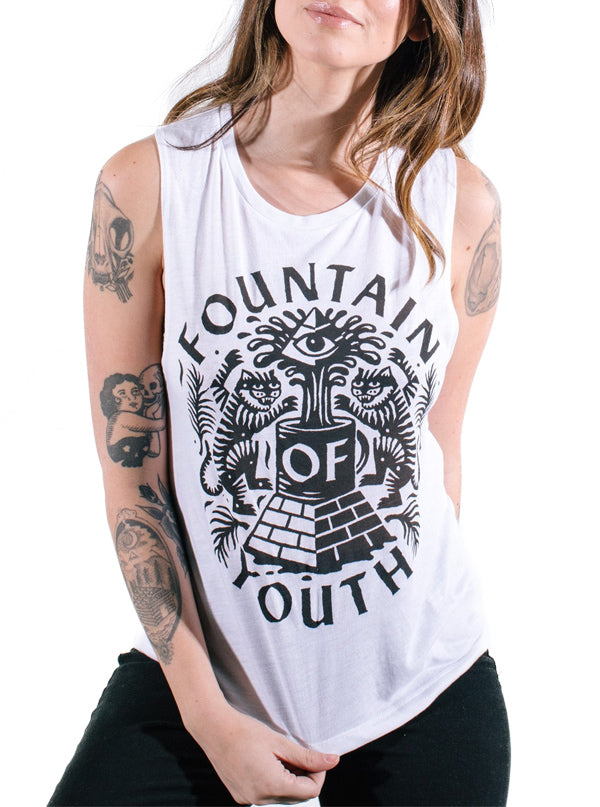 Women&#39;s Fountain of Youth Muscle Tee